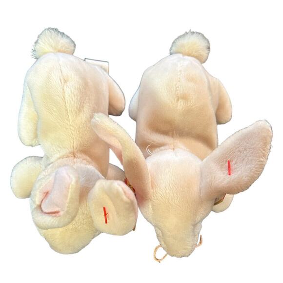Set of 2: TY Beanie Baby Nibbler‎ 1998 1999 TAG ERROR- Vintage and Retired! - Picture 3 of 16